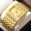 Yalalusi Women's Luxury Square Dial Diamond-Inlaid Chain Strap Watch