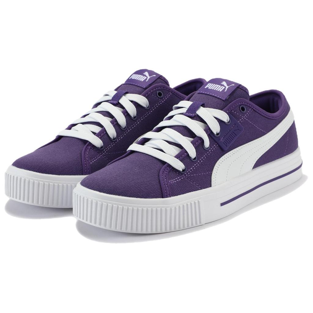 Puma Ever Fs Fabric Synthetic Leather Cv Comfortable Versatile Thin Sole Durable Low Top Skate Shoes Unisex Sneakers Purple 38639308