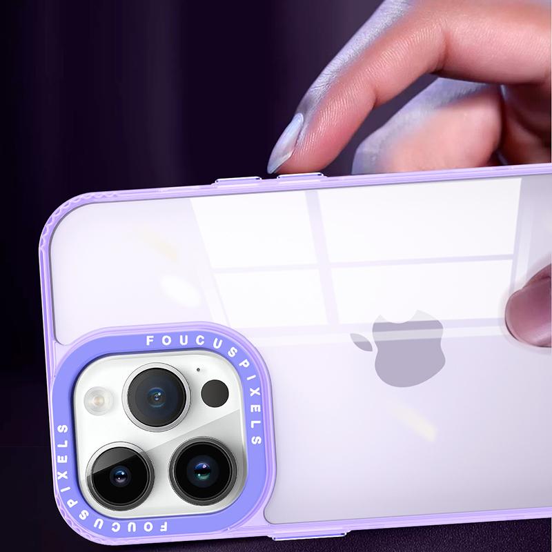 For iPhone 14 Pro Max Case Dual Color TPU Phone Cover Anti-Scratch Clear Back