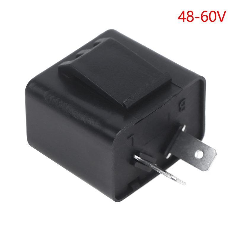 NEW Flasher Relay Turn Signal DC 12V 48V 60V 2Pins Buzzer Beep Flasher Relay Blinker Indicator Flashers Turn Light Signals Relays 5