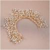 High-End Handmade Luxury Bridal Headband for Wedding Styling