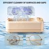 Portable Ultrasonic Cleaner for Jewelry Watch Glasses - High Frequency Vibration USB Charging Travel-Friendly Machine