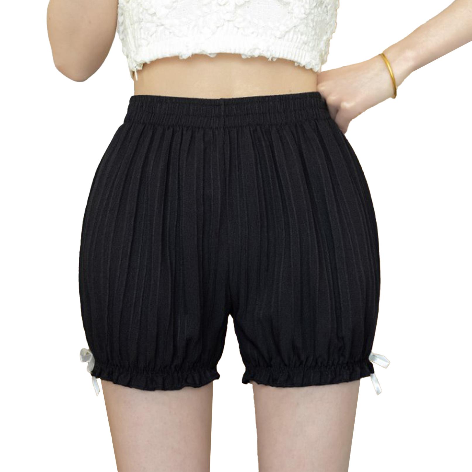 Женские однотонные защитные шорты — фото 3