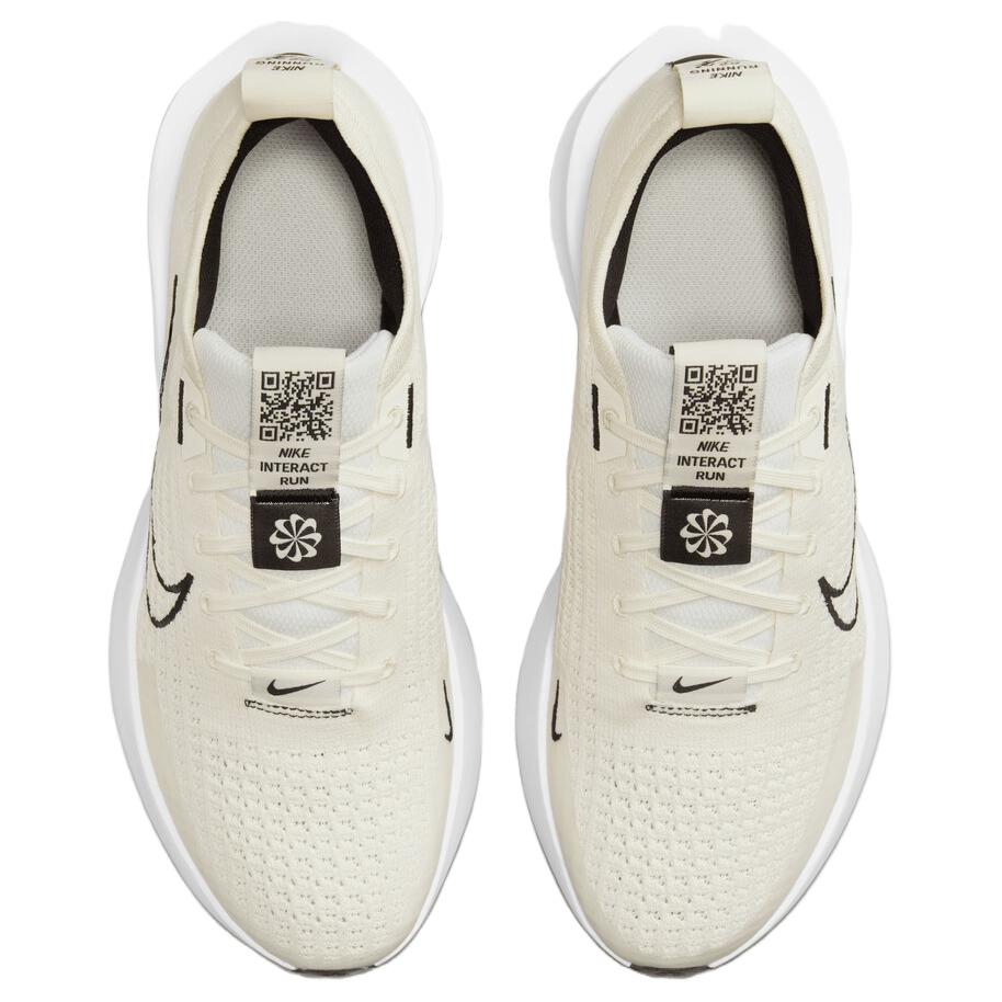Nike Interact Run Sail Black Women Sneakers Cream White FD2292-109
