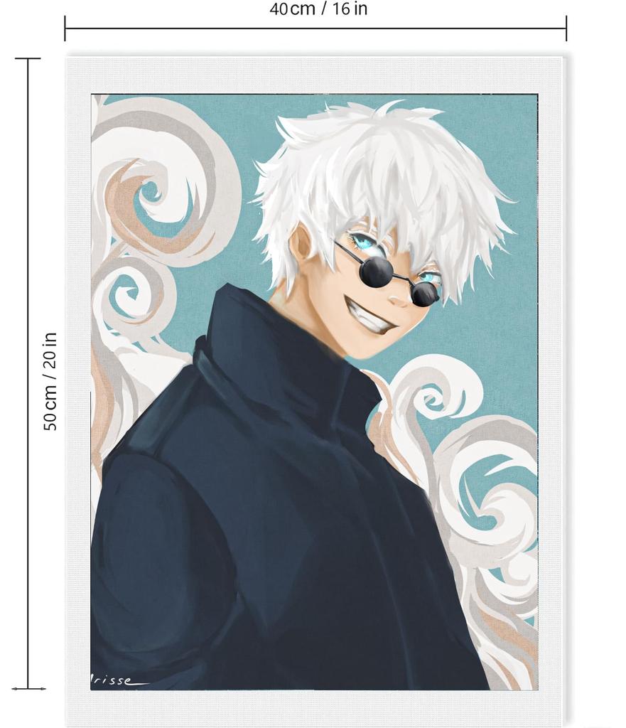 Cross Stitch Kit Set Jujutsu Kaisen 11CT 3 Strands 40X50cm Handmade Gift for Craft Enthusiasts The Joy of Crafting Personal Gift Jujutsu Kaisen F