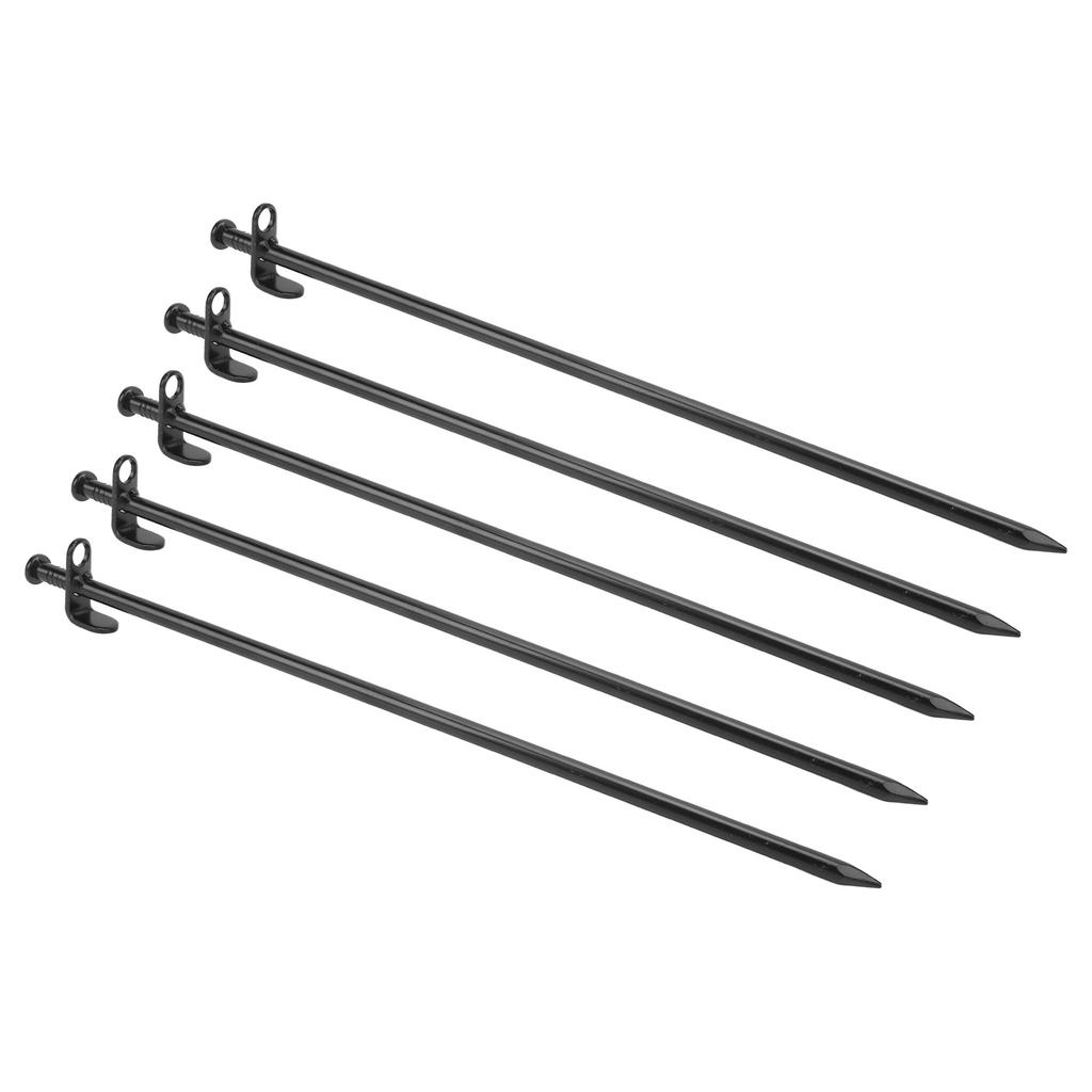 5Pcs Tents Stakes Durable Metal Easy Penetration Corrosion Resistant Widely Used Ground Stakes for Tent Canopy 40cm