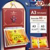 Student Certificate and Document Book - Thick A4/A3/A5 Storage for Test Papers and Honors