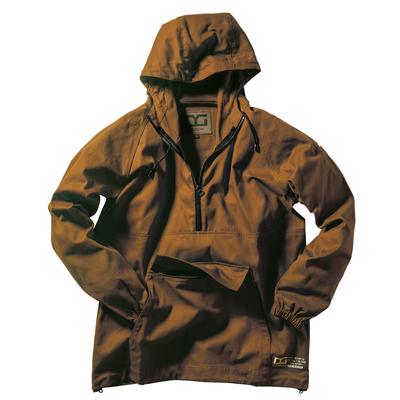 [Musashino Uniform] Kurodarma Anorak Hoodie DG415-1 Isolerad 100% Bomull Arbetskläder Herr Lagereld Camping Höst/Vinter (65-Camel LL)