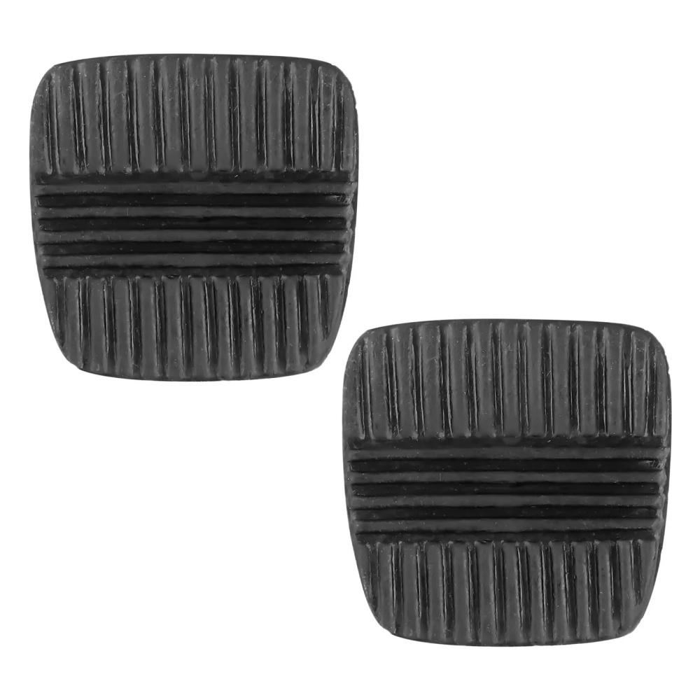 

New 2Pcs Car Brake Clutch Pedal Pads Cover Black 49751-NI010 For Nissan MQ GQ