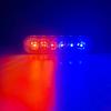 6 Led Car Strobe Warning Light Truck Flashing Strobe Emergency Grill Light White Blue Red Yellow Beacon Lamp Police Lamp 12V 24V