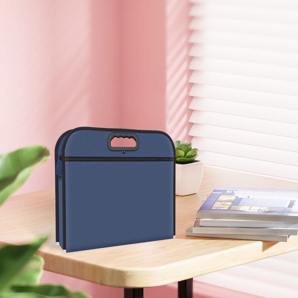 Large Capacity Test Paper Storage Folder Canvas File Organizer Fashion File Bag