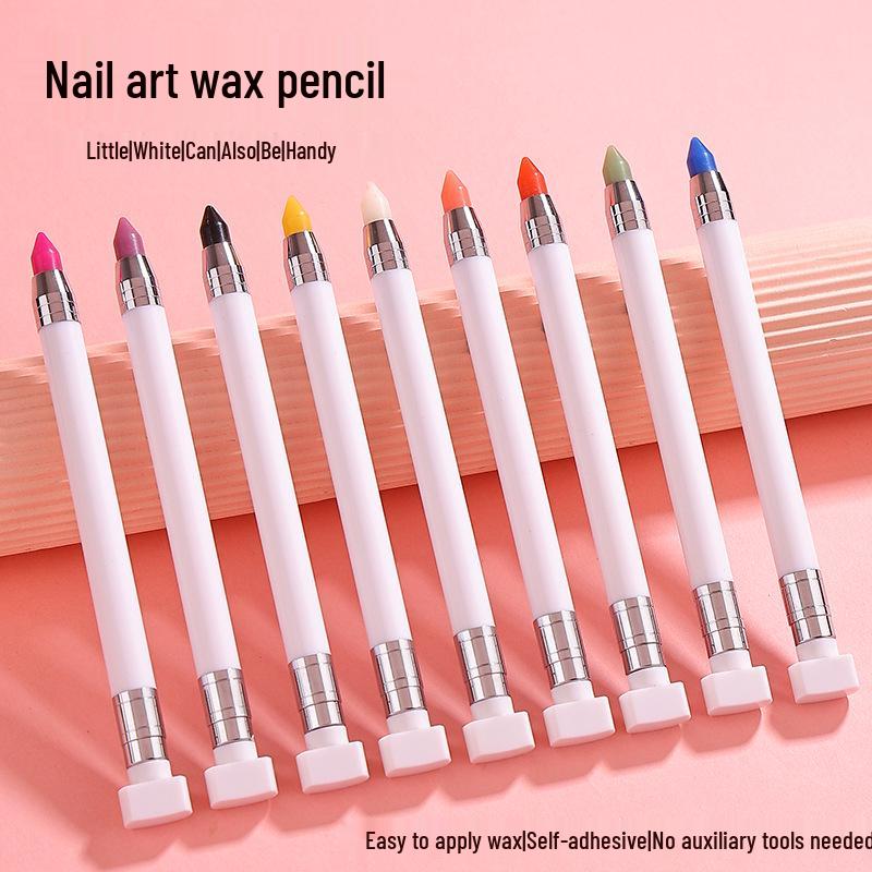 Dual-Head Rhinestone Picker and Dotting Tool Wax Pencil for Nail Art