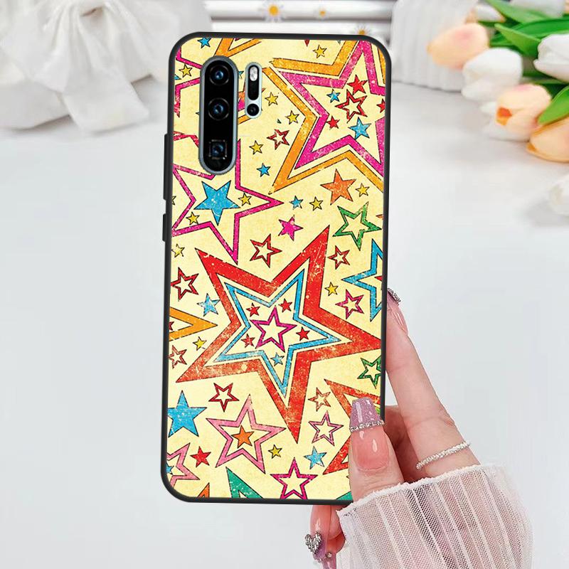 STARS COLOURFUL For Huawei Nova 11i 7i 8i 12i 12s Y73 Y70 Y90 Y60 Y72 Y61 Y91 9 10 SE P40 Lite P30 Pro Case