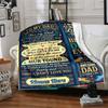Ocean Love Letter Personalized Name Blankets Soft And Comfortable Against The Skin Naps And The Office A Wonderful Gift For Friends Family And Loved