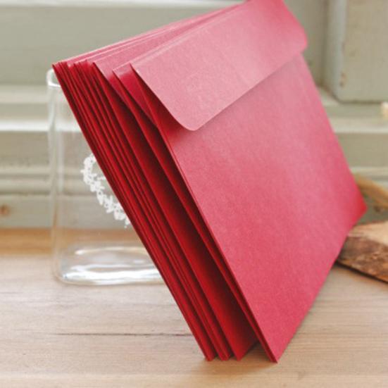 10Pcs Vintage Kraft Paper Letter Envelopes DIY Greeting Card Scrapbooking Gift
