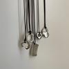 Gothic Punk Irregular Metal Circle Heart Pendant Necklace for Women Hip Hop Adjustable Long Rope Chain Charm Choker Jewelry Gift