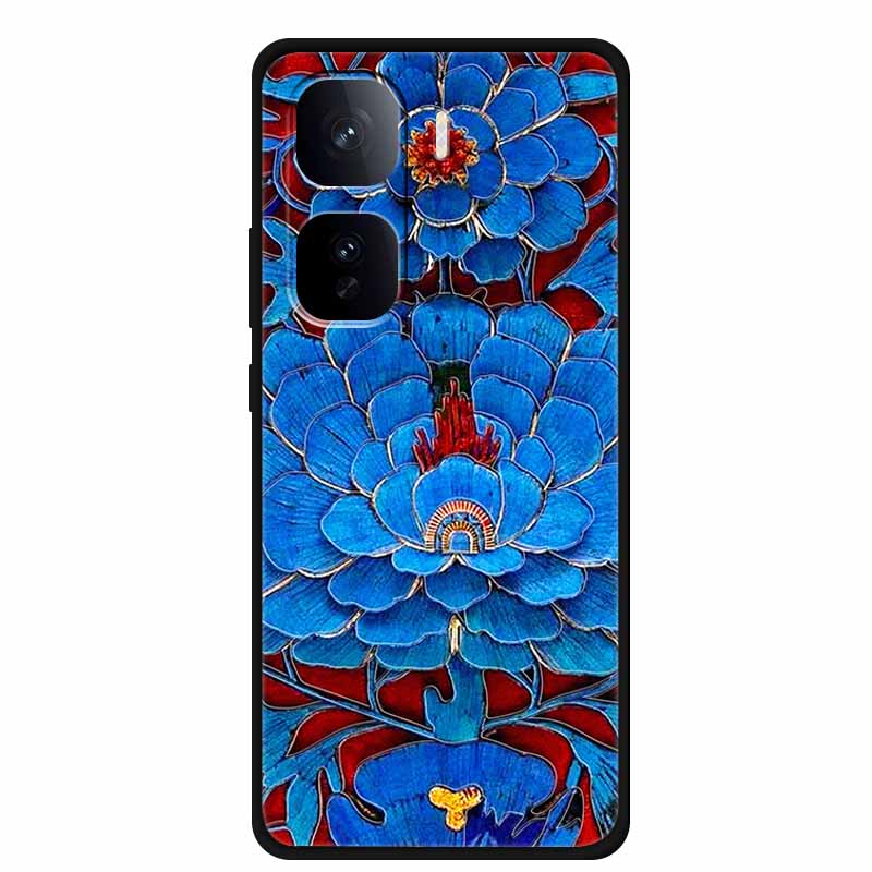 3D Emboss Case For Vivo iQOO Neo 10 Pro Plus Phone Case Flower Silicone Soft Back Cover Coque For Vivo iQOO Neo10 Pro Case Funda