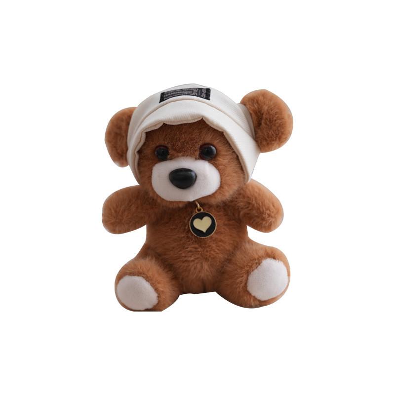 Plush Bear Keychain With Cute Hat For Kids And Collectors