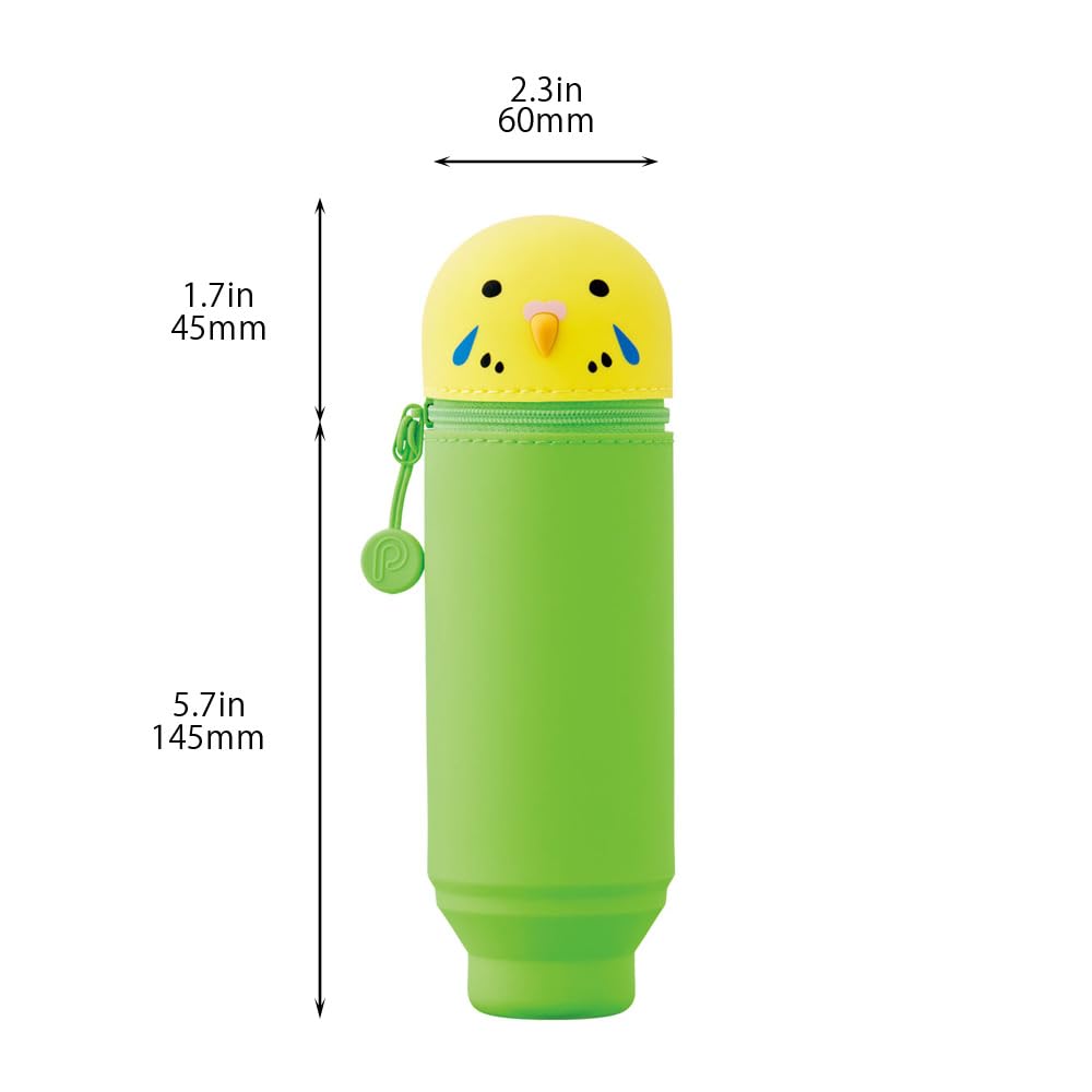 LIHIT LAB Stand Pencil Case Punilabo Budgie A7712-9