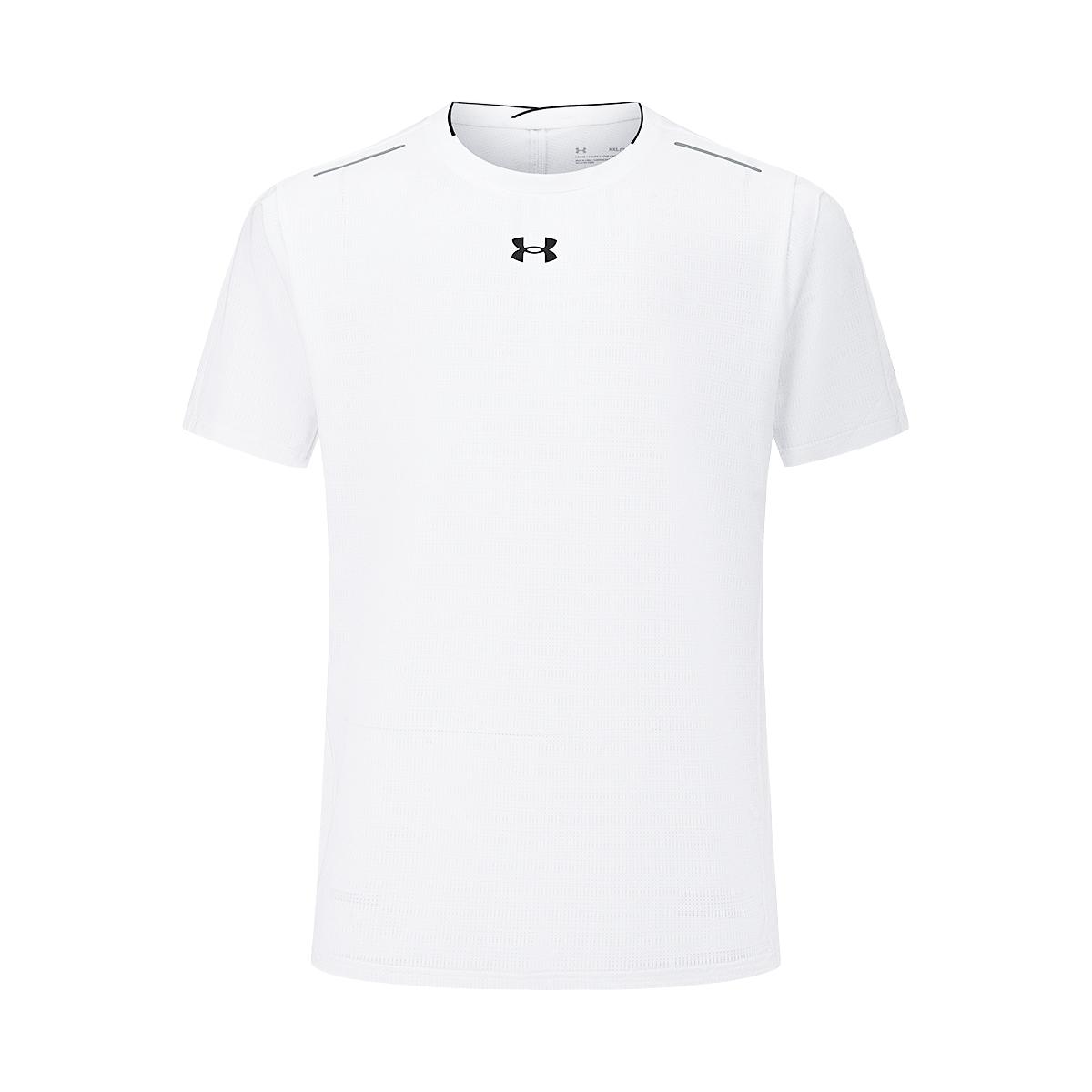 

Under Armour Casual Solid Color Sports Jersey Knit Crew Neck T-Shirt Unisex Tops White 22500509-100 5XL