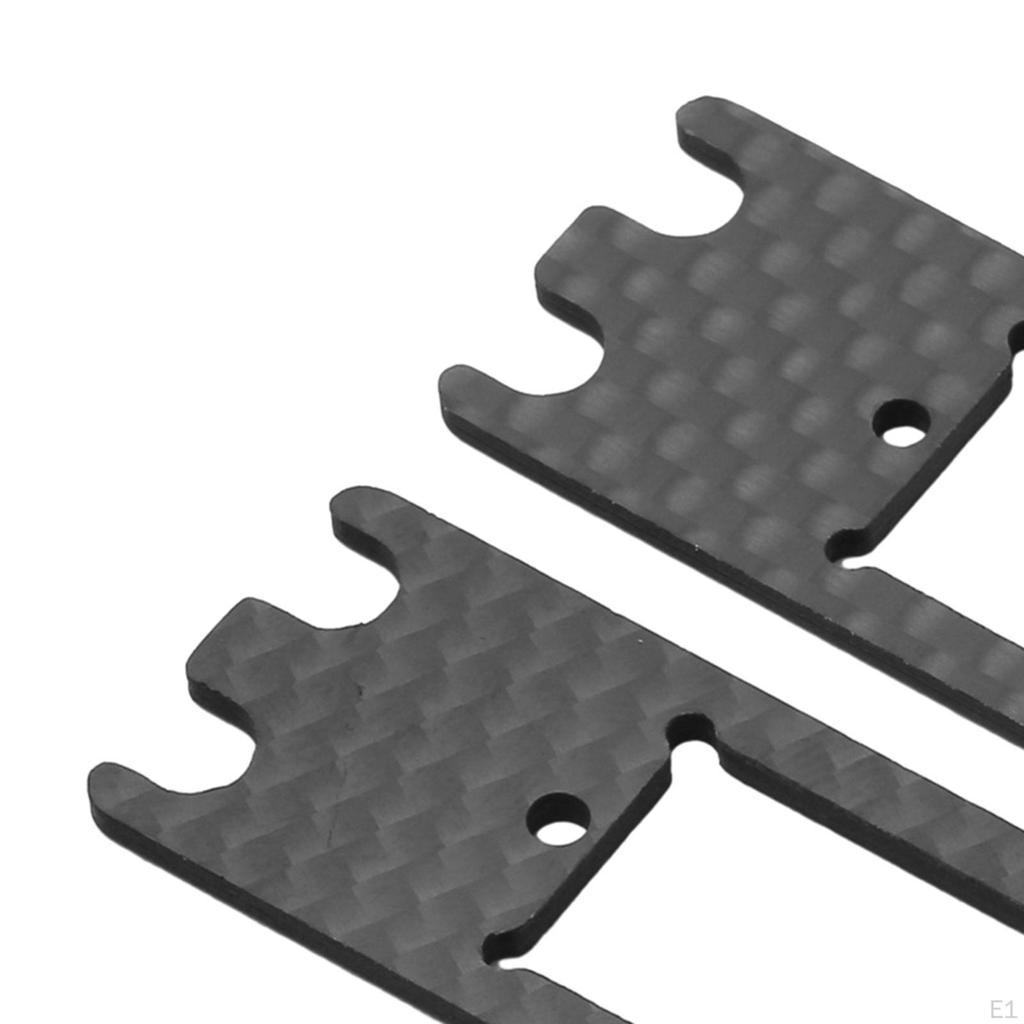 2 Pieces Reinforcement Plate Mounting Board, RC Car Accessory Upgrade Parts, Axial Adapter