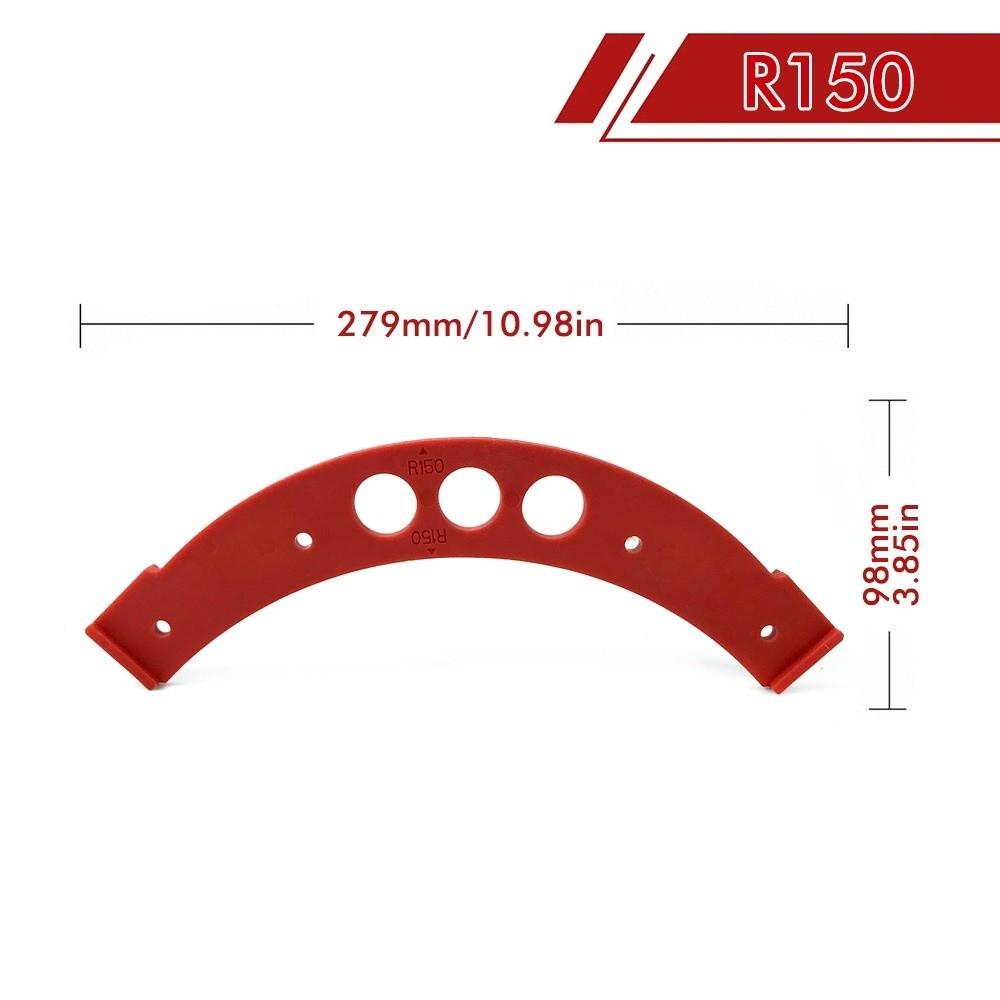 Precise Inner & Outer Woodworking Round Formold Plastic Template Semi-circular Template Router Templates