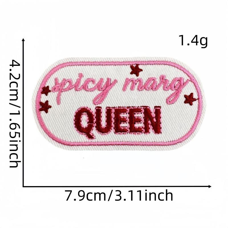 Embroidered Iron-On Patches, Vintage Clothing Badge Emblem Stickers for DIY Garment Decor