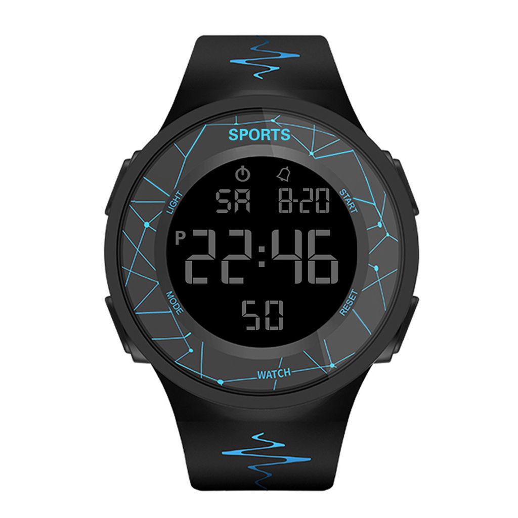 Multifunctional Electronic Watch For Male And Female Students Fashion Ultra-Thin 50M Luminous Sports Junior High School Students Watch