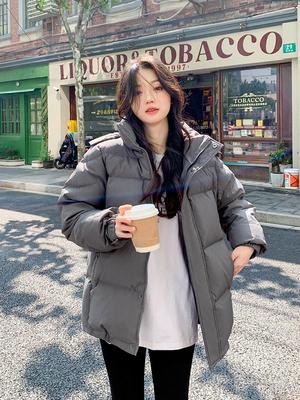 2025 Women's Korean Style Petite Short Down Jacket with Thickened White Duck Down