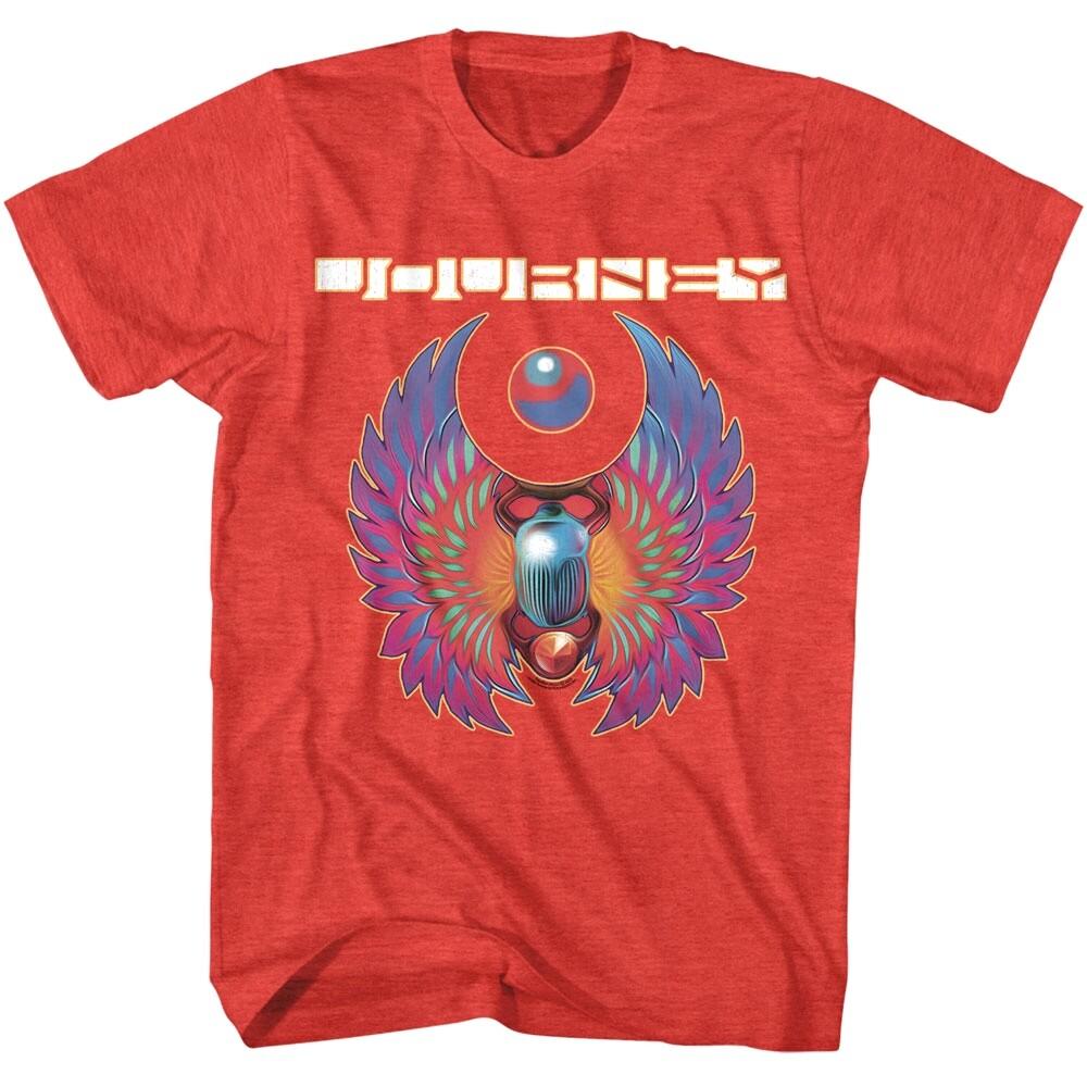 Journey Greatest Hits Men Red T Shirt L