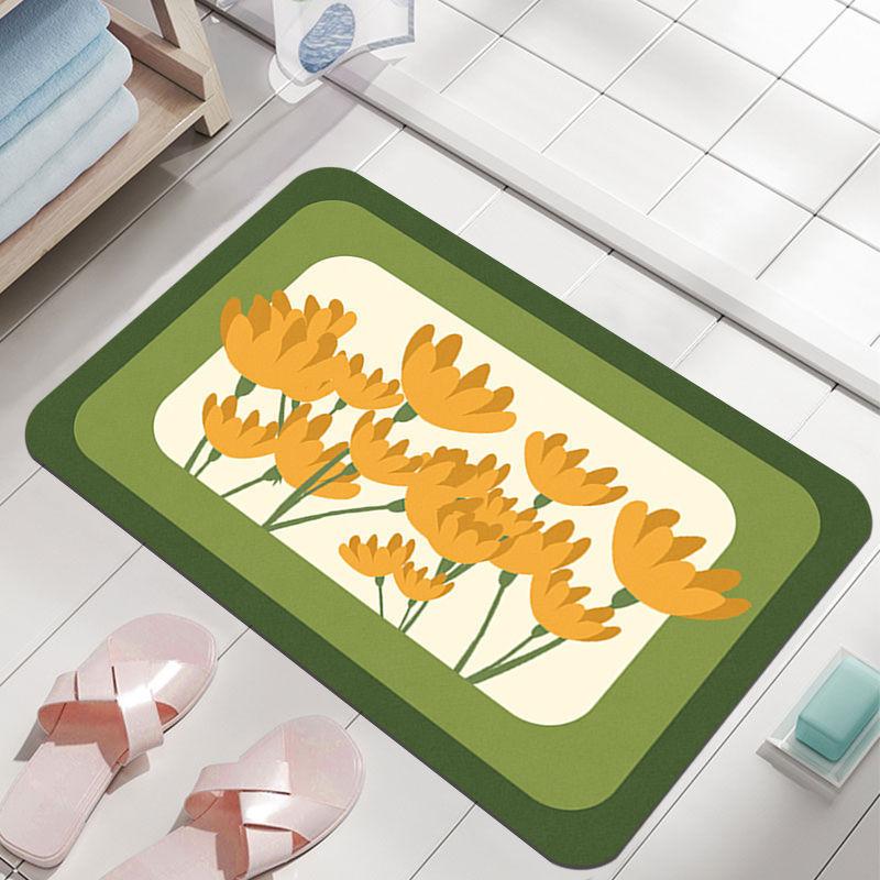 

Современный минималистский напольный коврик, коврик для дома, входная дверь, крыльцо, напольный коврик для туалета, противоскользящий напольный коврик, кухонный противоскользящий напольный коврик