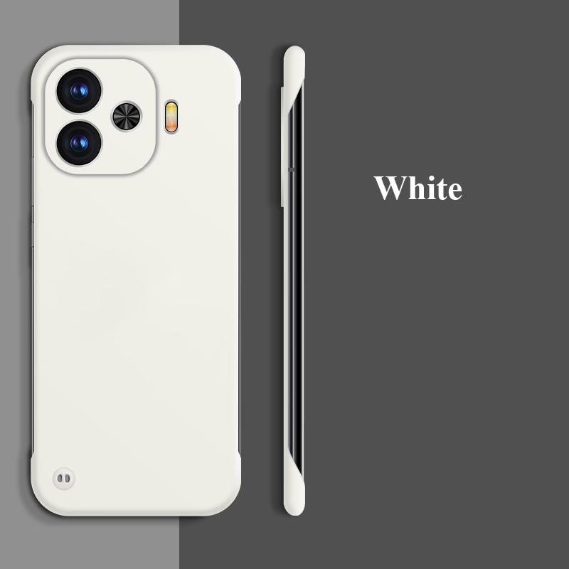 Ultra-thin Frameless Matte Anti-fingerprint PC Case For Vivo iQOO Z9 Turbo Z9X Z8 Z8X Z7 Z7x Pro Shockproof Back Cover Shell