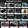 32-85cm Car Air Conditioner Vent Hose Outlet Air Vent Jewel Cooler Air Conditioner Hose Universal Hose Vent Extension