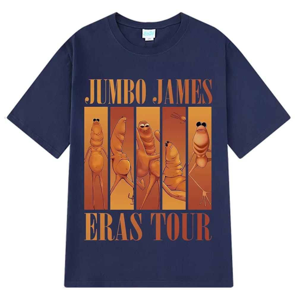Funny Marcus The Worm Eras Tour Meme Jumbo James Tees Mens Women Clothing Oversized Vintage T Shirts Casual High Quality Tshirt