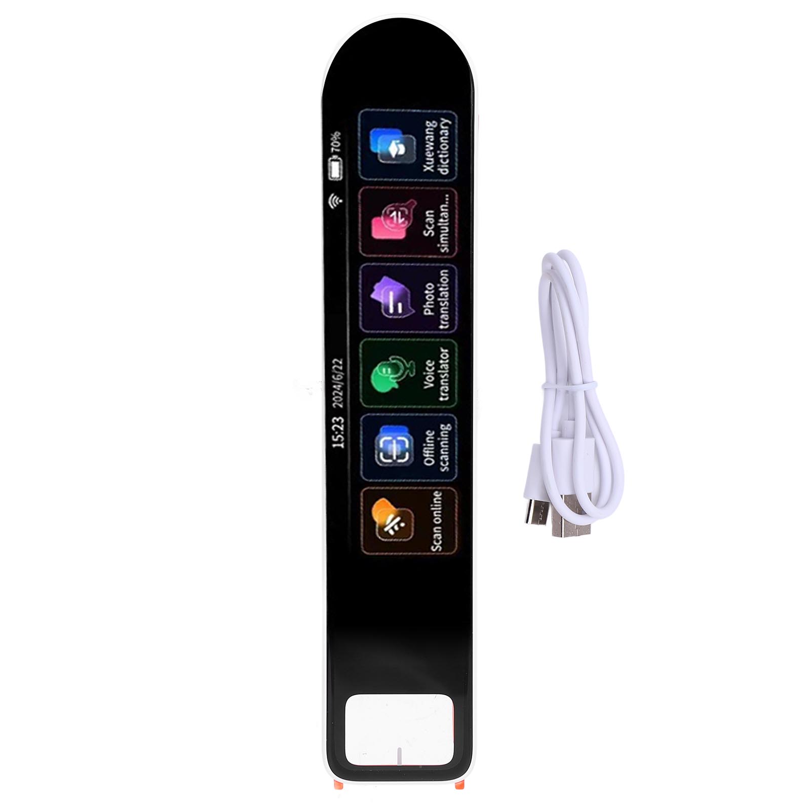 

Переводчик языка Ручка 142 языка Быстрая идентификация Сканирование Ручка-считыватель Голосовой Фото Перевод