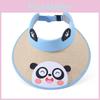 Cute Cartoon Baby Sun Hat Outdoor Animal Wide Brim Cap For Boys And Girls Blue Orange Pink