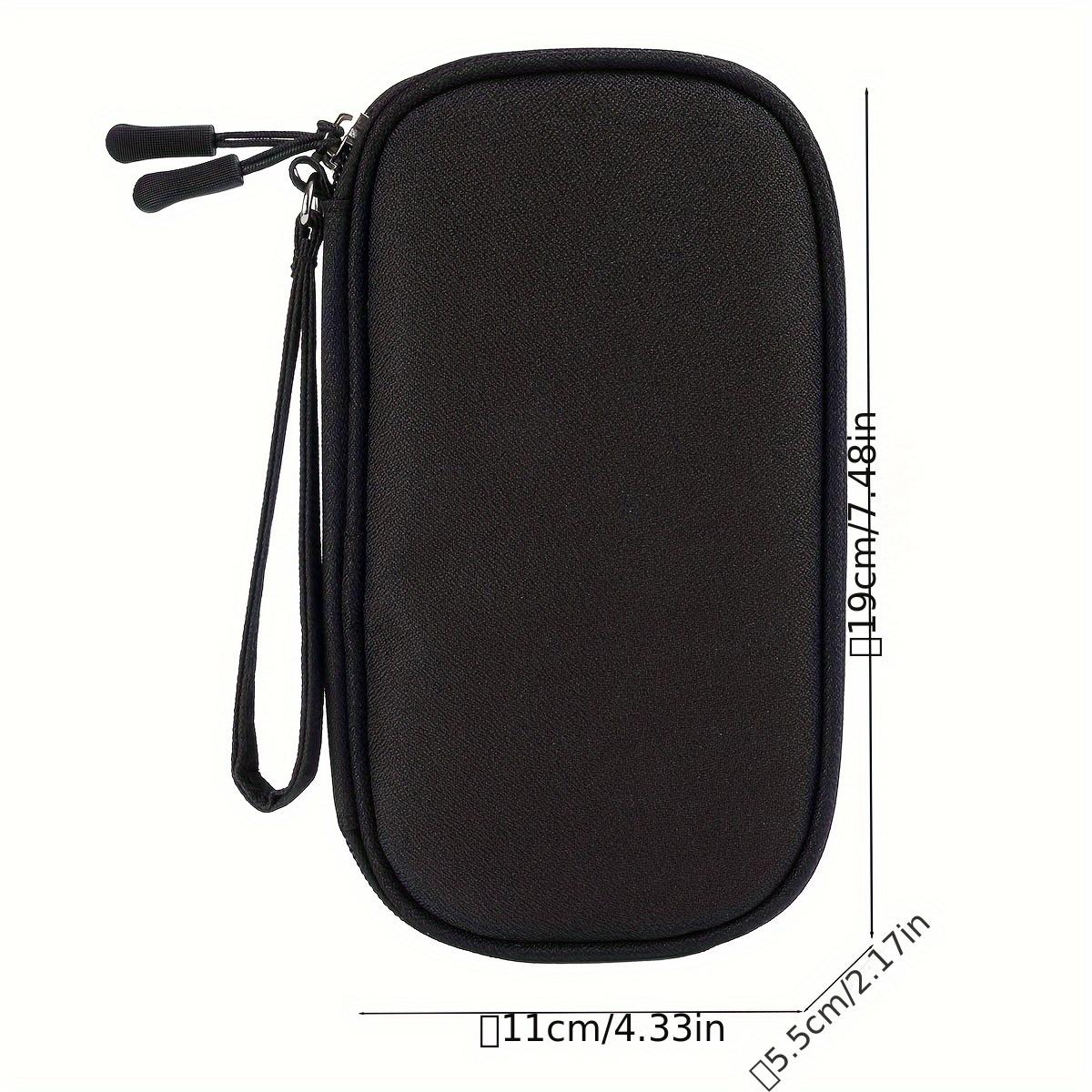 

Double-Layer Storage Bag - Multi-Compartment Headphone Cable Organizer, Ideal for Travel and Everyday Use,Compartmentalized Bag