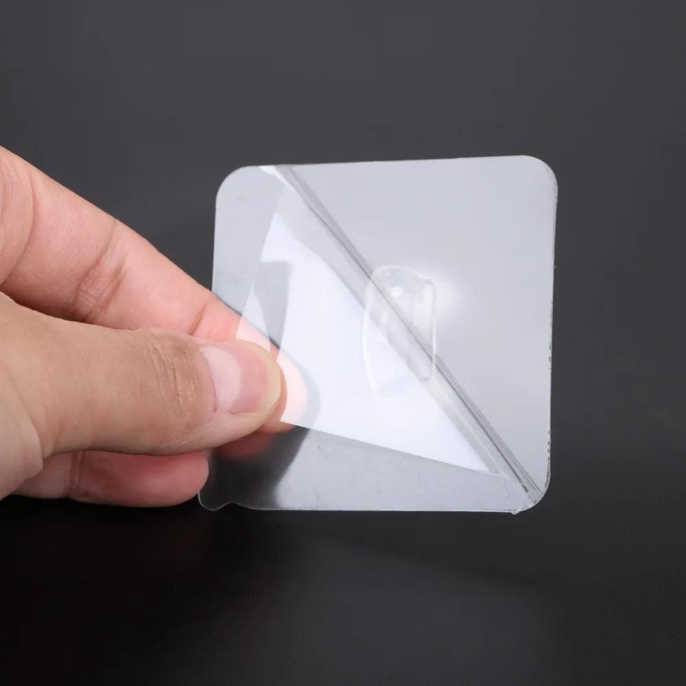 5pcs Strong Adhesive Hook Power Plug Socket Hanger Holder Wall Mounted Self Sticky Hooks Multi-function Wall Storage Hooks