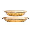 LocknLock Crystal Amber Glass Storage Container Set