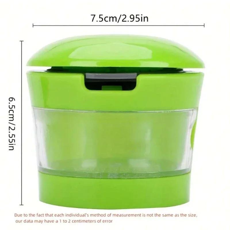 1PC Stainless Steel Garlic Press Multifunctional Manual Vegetable Mincer Slicer Dicer Grater Chopper for Kitchen Vegetable Fruit