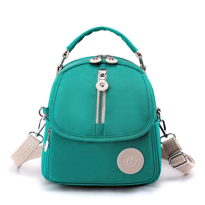 New Women's Shoulder Bag Simple Multi-functional Backpack Outdoor Leisure Large Capacity Fashion Contrasting Messenger Bag