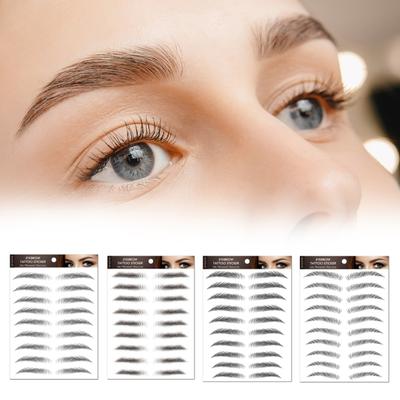 Vienkartinis antakių šablonas Antakių liniuotės lipdukas Antakių imitacija tatuiruotės lipdukas Antakių makiažo įrankiai Microblading reikmenys