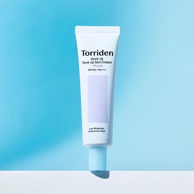 Dive-In Purple Tone-Up Sunscreen SPF50+ PA++++ 60ml – Tone-Up Effect, UV Protection, Korean