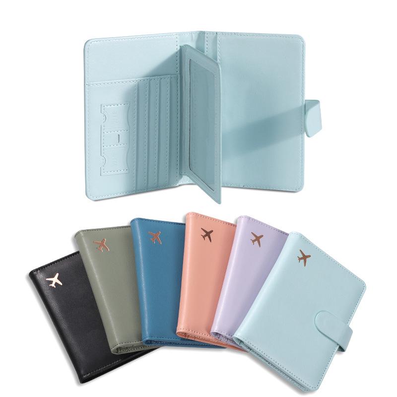 Cross-Border Multi-Card Passport Holder with Passport Clip and Cover