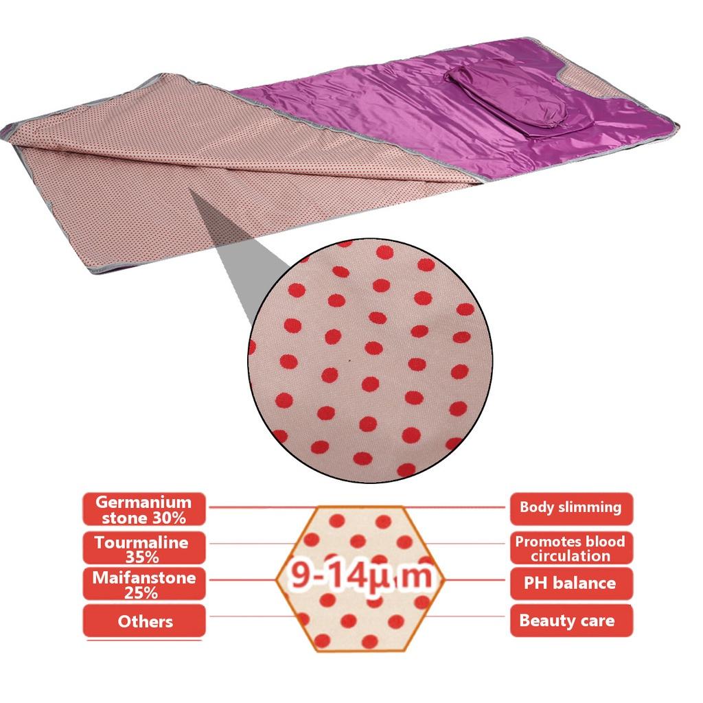 650W Deka do infračervené sauny Detox Zeštíhlující oblek 73,32x31,5"" Domácí lázně Stroj na hubnutí 110V/220V