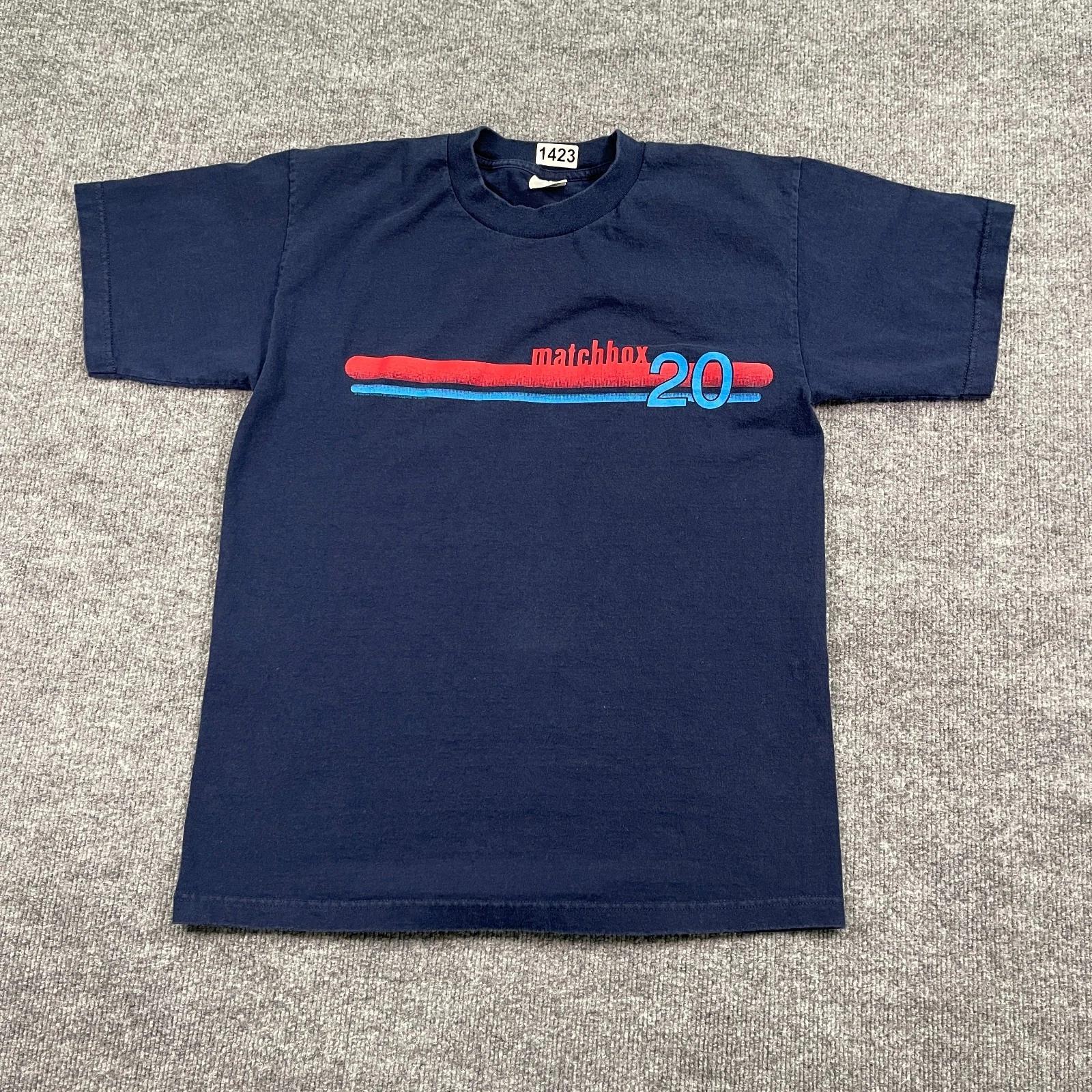Vintage 1998 Matchbox 20 Rock Band Shirt Large 21x26 Blue L