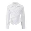 GGPX New York Two Button Wrap Collar Blouse Gq1sh011f