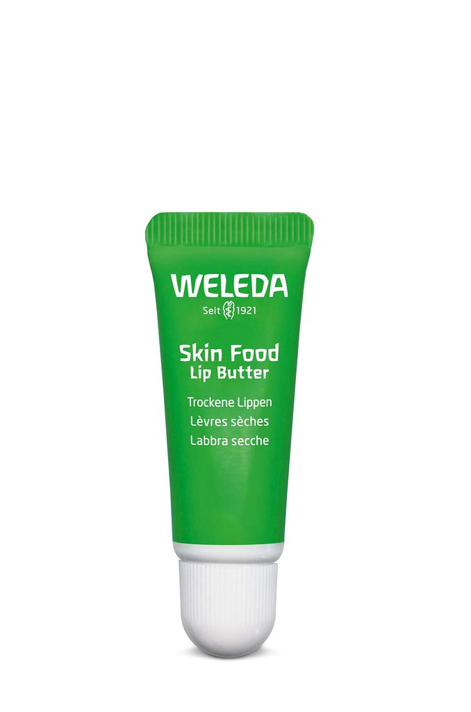 WELEDA Skinfood Lip Butter 8mL For chapped and Rich texture with a subtle herbal Made with organic [Official] - lips, dryness, protection. scent.