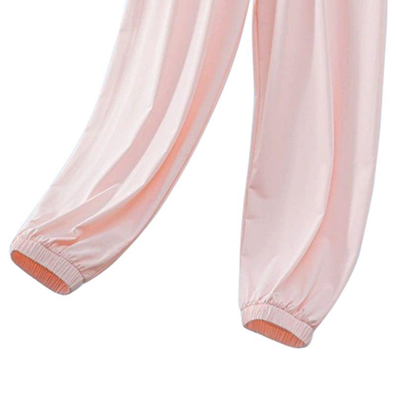 3-14 Years Kids Summer Lightweight Breathable Pants Sunscreen Anti-mosquito Pants