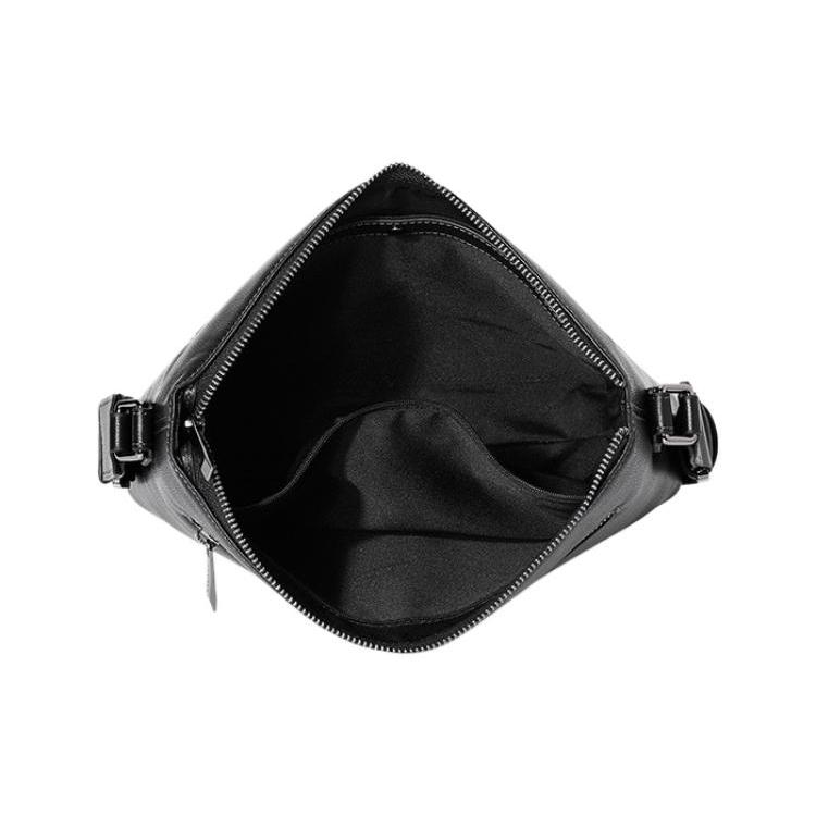 New JAGUAR Top Grain Cow Leather Crossbody Bag, Shoulder Bag Men's Black JA1T1201023101